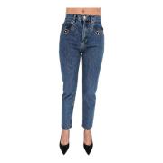 Indigo Sten Prydet Slim-Fit Jeans