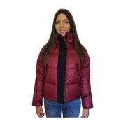 Bordeaux Ripstop Nylon Bomber Jakke