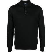 Luksus Cashmere Silke Polo Shirt