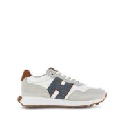 Hvide Sneakers med Multifarvet Design