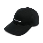 Sort Broderet-Logo Baseball Cap