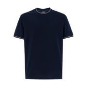 Stribet Crew Neck T-shirt