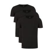 3-Pack Stretch T-Shirts - Sort