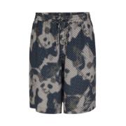 Bermuda shorts med pixel print