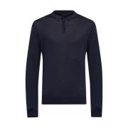 Langærmet polo shirt