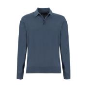 Slim Fit Langærmet Uld Polo