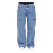 Dame Cargo Denim Jeans