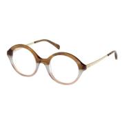 Light Brown Pink Eyewear Frames