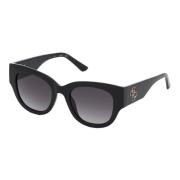 Sunglasses i Shiny Black/Grey Shaded