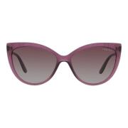 Transparent Violet/Grey Violet Sunglasses