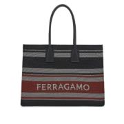 Signature Tote Taske med Jacquard Logo