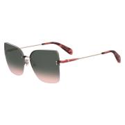 Red Gold/Grey Pink Shaded Sunglasses ARIELLA