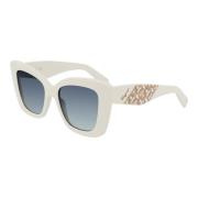 Ivory/Blue Shaded Sunglasses SF1023S