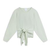 Draperet Bind-Front Sweatshirt