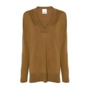 V-Hals Uld Sweater