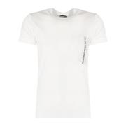 Klassisk Rund Hals Lomme T-Shirt