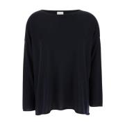 Luksuriøs Boatneck Uld Sweater