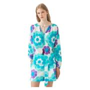 Fluid print bluse Suny