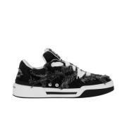 Herre New Roma Denim Sort Frynser Sneakers