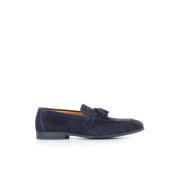 Blå Ruskind Tassel Loafers