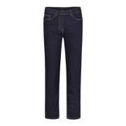 Laurie Helen Straight Ml Trousers Straight 100875 49501 Dark Blue Deni...