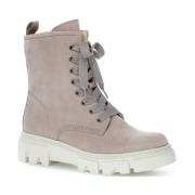 Beige Lukkede Booties til Kvinder