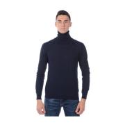 Uld Turtleneck Striktrøje Pullover