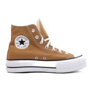 Canvas Hi-Top Trek Tan Sneakers