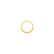 Joy Waterproof Twisted Clear CZ Ring 18K Gold Plating