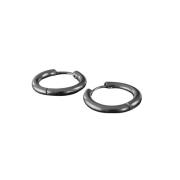 Passion Waterproof 20mm Huggie Earring Silver Plating