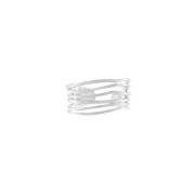 Tara Adjustable Ring Silver Plating