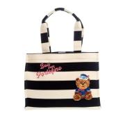 Sort Teddy Tote Taske