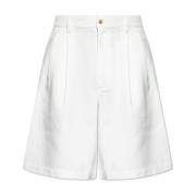 Plisserede shorts