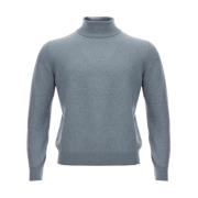 Cashmere Turtleneck Sweater i Grå