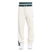 Beige og Grøn Sportswear Snap Pant