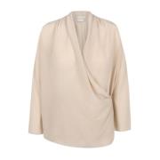 Silke Cross-Front Top med V-hals