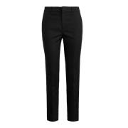 Sorte Slim Fit Straight Bukser