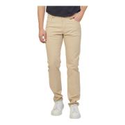 Beige Bukser 5-Lomme Regular Fit