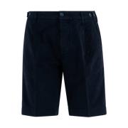 Blå Bermuda Shorts Slim Fit