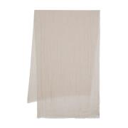 Beige Linen Blend Scarf