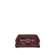 Marsala Vegan Clutch Taske Magnetisk Lukning