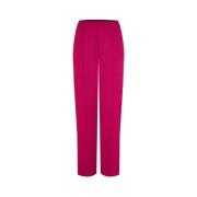 Fuchsia Pink Face Track Pants