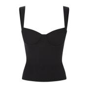 Sort Silke Bustier Top