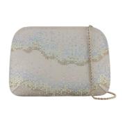 Elegant Lysegrå Clutch Taske