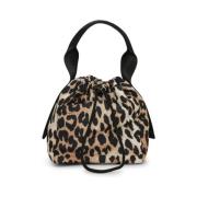 Leopard Tech Pouch Print Taske