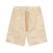 Paisley Mønster Breezy Snørelukning Shorts