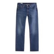 Mørk Indigo Regular Fit Denim Jeans