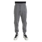 Grå Bomuld Jogger Sweatpants