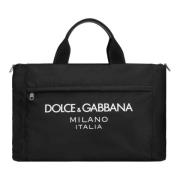 Nylon Logo Duffel Taske Italien