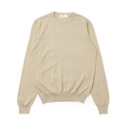 Bomuld Crewneck Sweater Beige